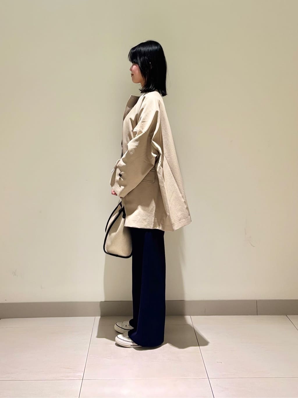 mayuさんの「Dessin｜【洗える】ストレッチツイルワイドパンツ」を使ったコーディネート