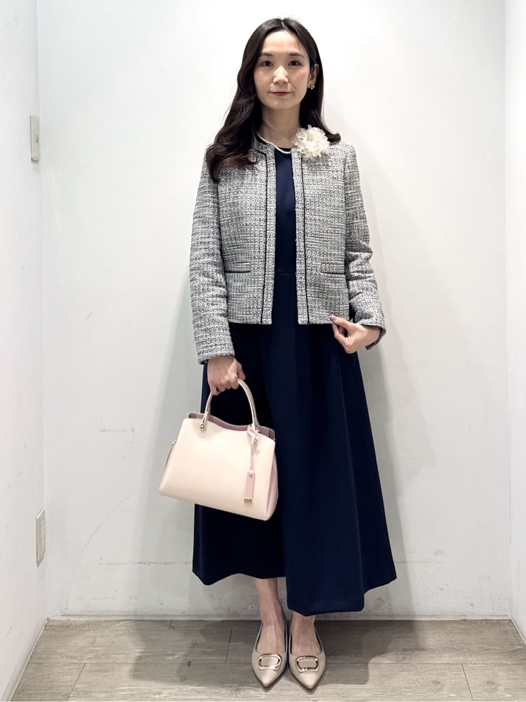 yuicciさんの「OPAQUE.CLIP｜《通勤対応》 コットンツイードジャケット」を使ったコーディネート