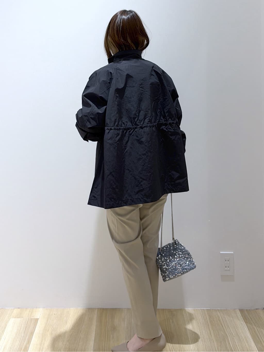 えりさんの「OPAQUE.CLIP｜撥水スタンドZIPブルゾン【洗濯機OK／UVケア／花粉対応】」を使ったコーディネート