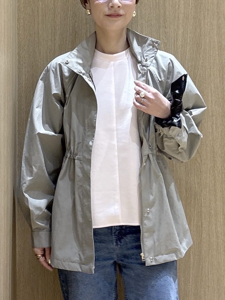 たけねぇさんの「OPAQUE.CLIP｜撥水スタンドZIPブルゾン【洗濯機OK／UVケア／花粉対応】」を使ったコーディネート