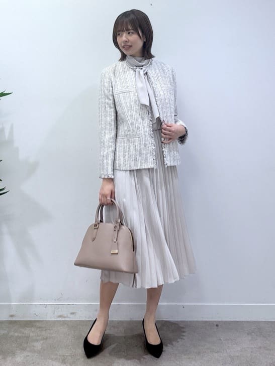yukaさんの「UNTITLED｜【仕事着/スーツ】ファンシーツイード ジャケット」を使ったコーディネート