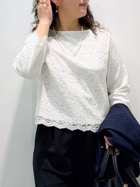 sumicaさんの「OPAQUE.CLIP｜《通勤／セットアップ対応》 Vネックジャケット／ダブルクロス【洗濯機OK】」を使ったコーディネート