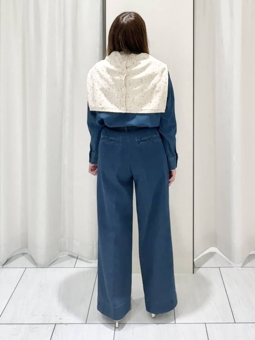ʏᴜᴋɪᴋᴏさんの「UNTITLED｜◆【洗える/すっきり丈】ラメノット ニットカーディガン」を使ったコーディネート