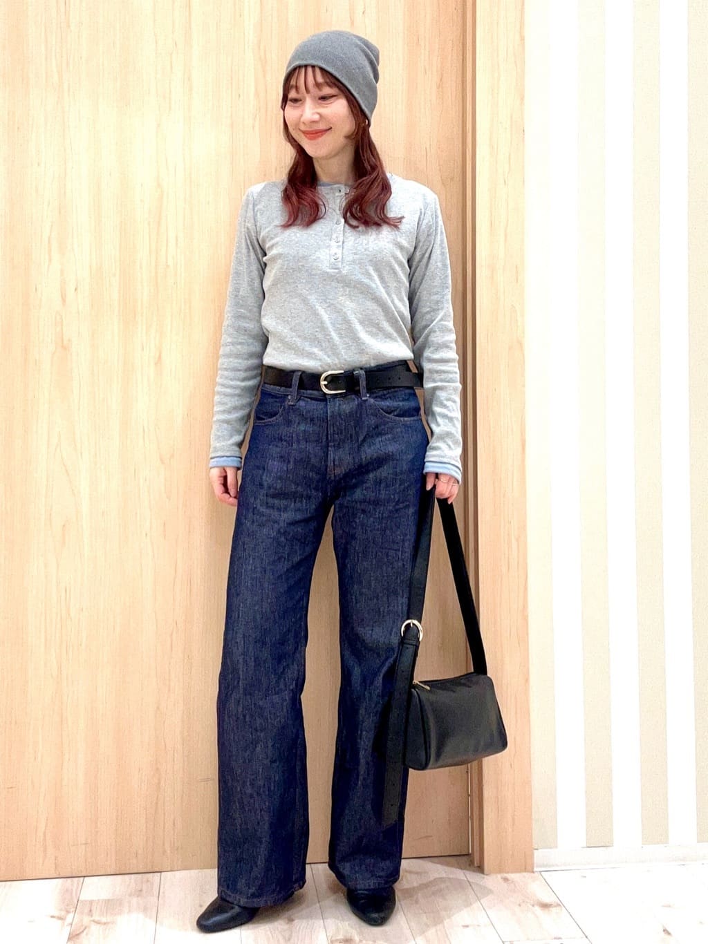 ririさんの「SHOO･LA･RUE｜シンプル牛革ベルト（3cm巾）」を使ったコーディネート