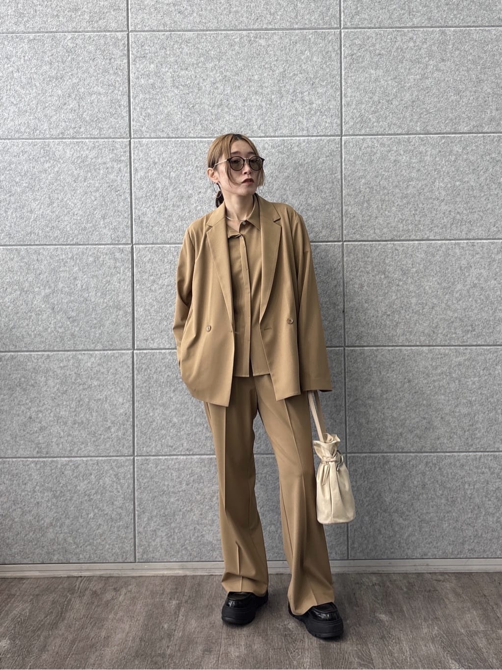 kotakiさんの「INDIVI｜Comfy SET UP｜ダブルブレストイージージャケット【セットアップ対応／通勤／カセット服／接触」を使ったコーディネート