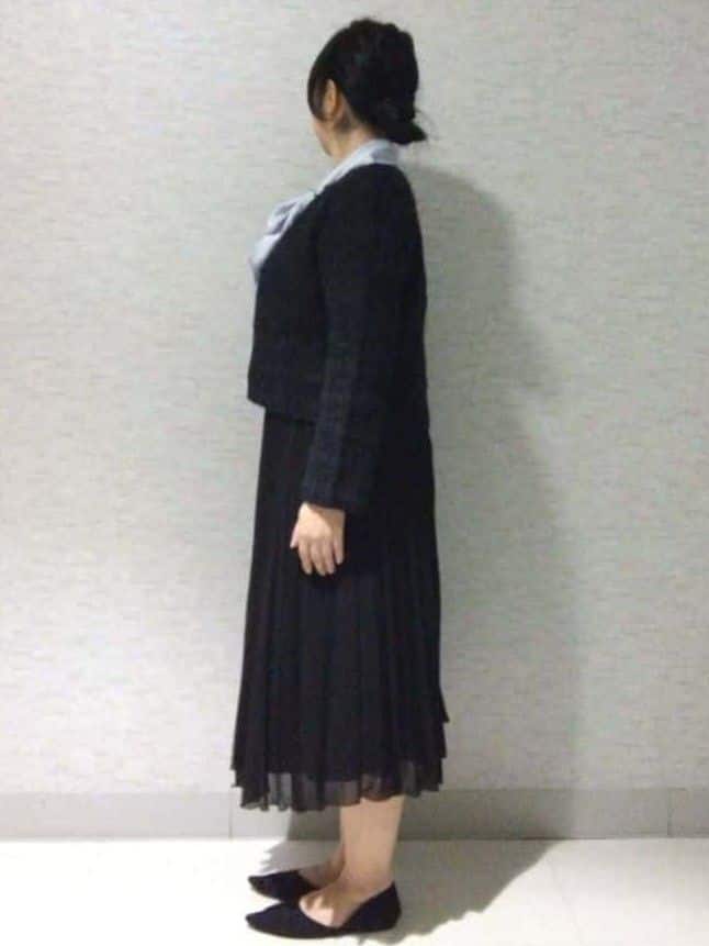 sakoさんの「Reflect｜【お食事会やお出かけに◎】ふんわりジャカード編みカーディガン」を使ったコーディネート