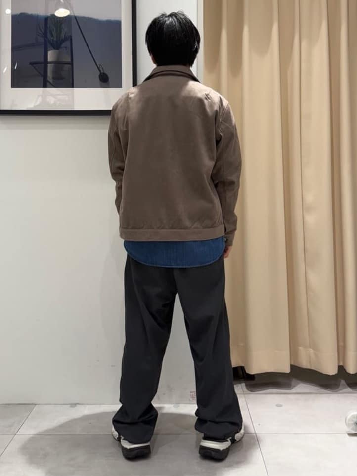 はさんの「THE SHOP TK｜【POLO BCS 別注】 アソート長袖シャツ ストライプ／グレー／デニム」を使ったコーディネート