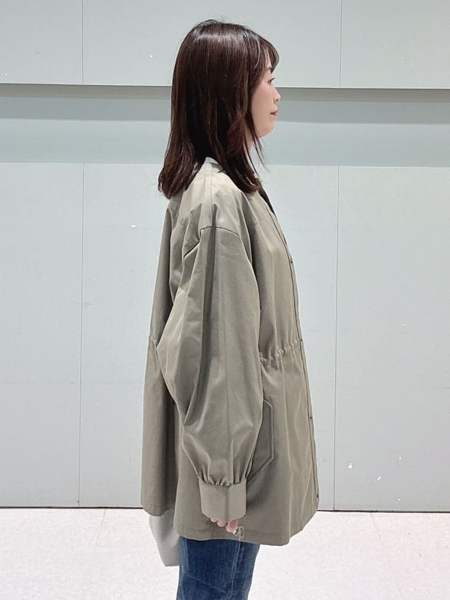 makiさんの「UNTITLED｜◆【はっ水】ライトコットンミリタリーコート」を使ったコーディネート