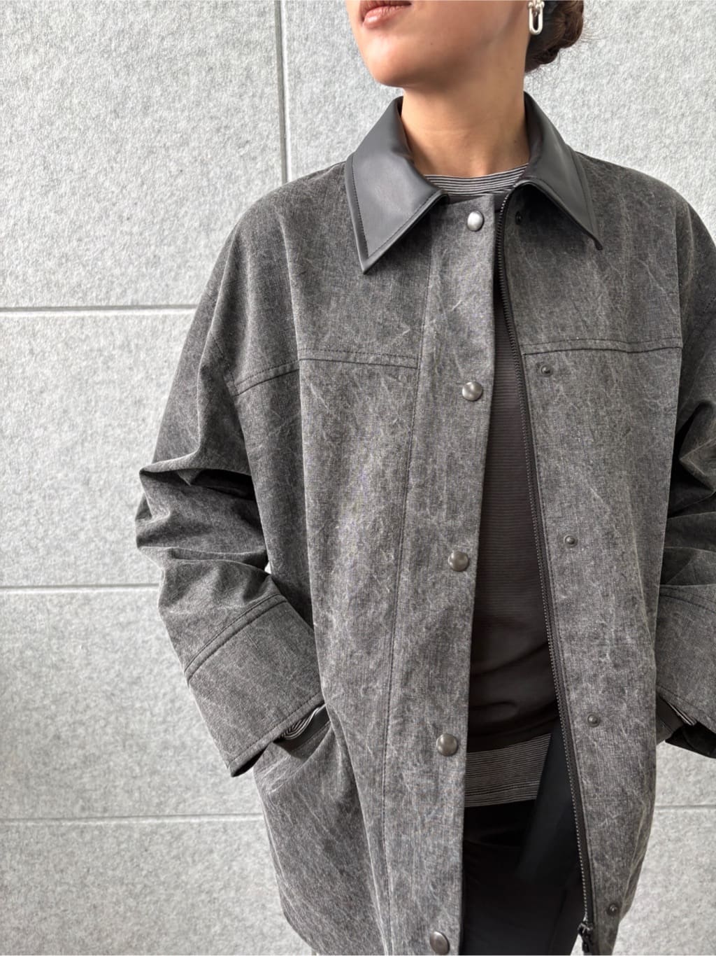 ibuさんの「CODE A｜pigment denim coverall」を使ったコーディネート