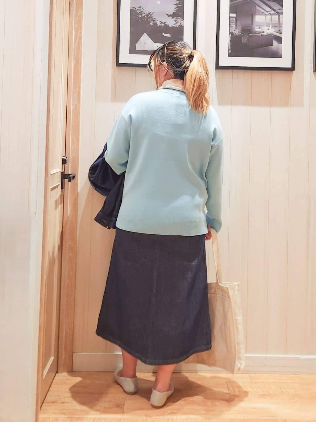 れーやんさんの「SHOO･LA･RUE｜【SHOO・LA・RUE DENIM】羽織るだけでこなれる　オーバーサイズデニムジャケット」を使ったコーディネート