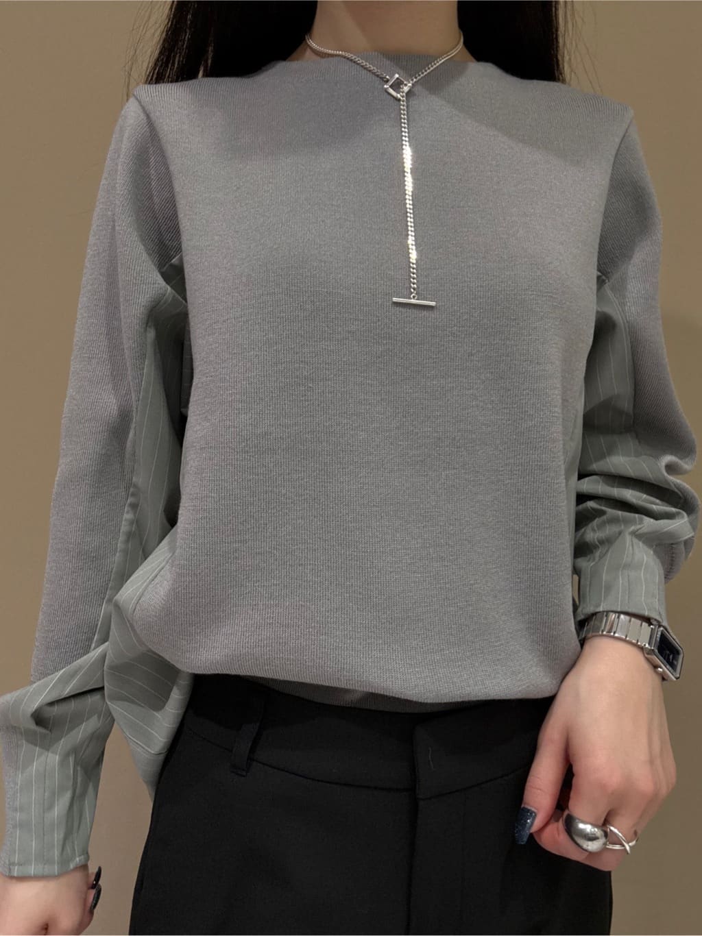 KEIKOさんの「INDIVI｜【名品／撥水／抗菌防臭】ロング丈リサイクルダウンコート」を使ったコーディネート