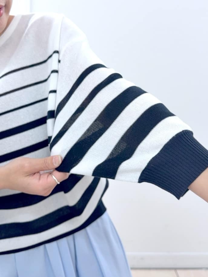Osawaさんの「Dessin｜【洗える】シアーリラックスニット」を使ったコーディネート