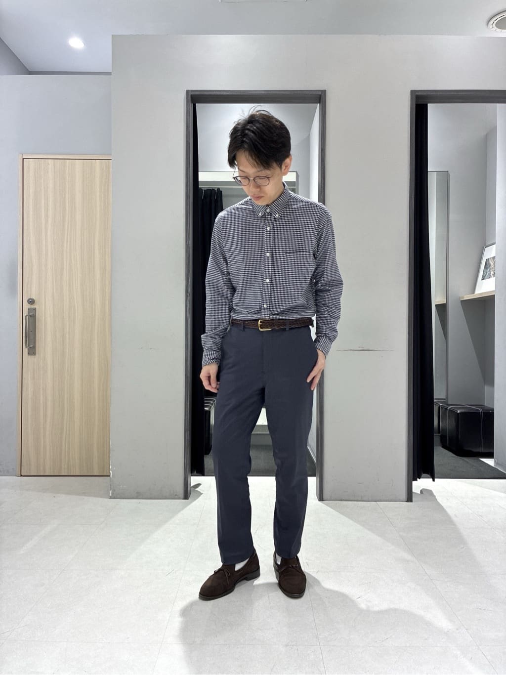 わいずみさんの「TAKEO KIKUCHI｜【ダウンライナー付き】ドビースタンドカラーコート」を使ったコーディネート