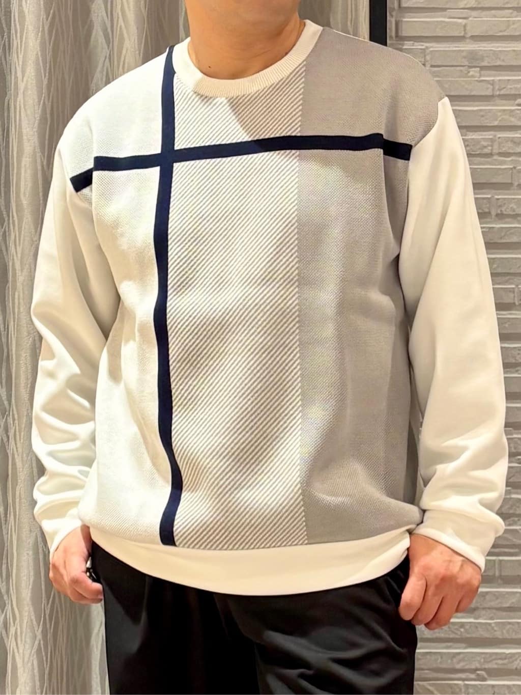Pーyamaさんの「THE SHOP TK｜FLEX LINE ストレッチリブブルゾン　ストレッチ/防シワ/マシンウォッシャブル/セットアップ可」を使ったコーディネート