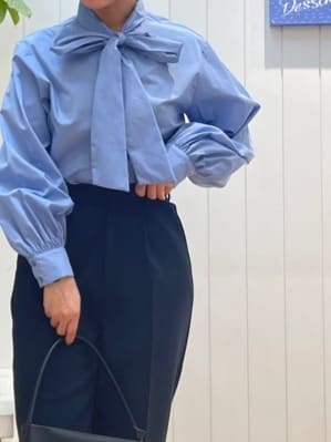 mikaさんの「Dessin｜【入卒/セレモニー/セットアップ可能】ダブルクロステーパードパンツ」を使ったコーディネート
