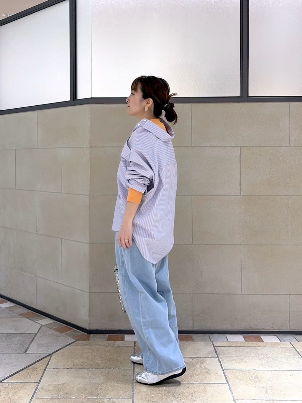 よねさんの「INDIVI｜Timeless｜ビッグポケットフォルムシャツ【接触冷感】」を使ったコーディネート