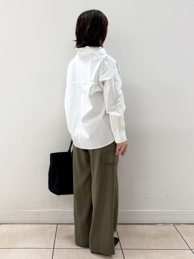 KIKIさんの「Reflect｜【羽織にも◎】ダンガリーシャツ」を使ったコーディネート