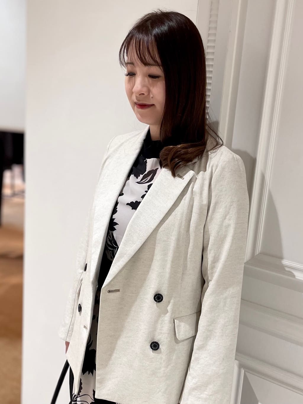 minowaさんの「DRESSTERIOR｜【セットアップ可/吸水速乾/ウォッシャブル】リネンブレンドオックスダブルジャケット」を使ったコーディネート