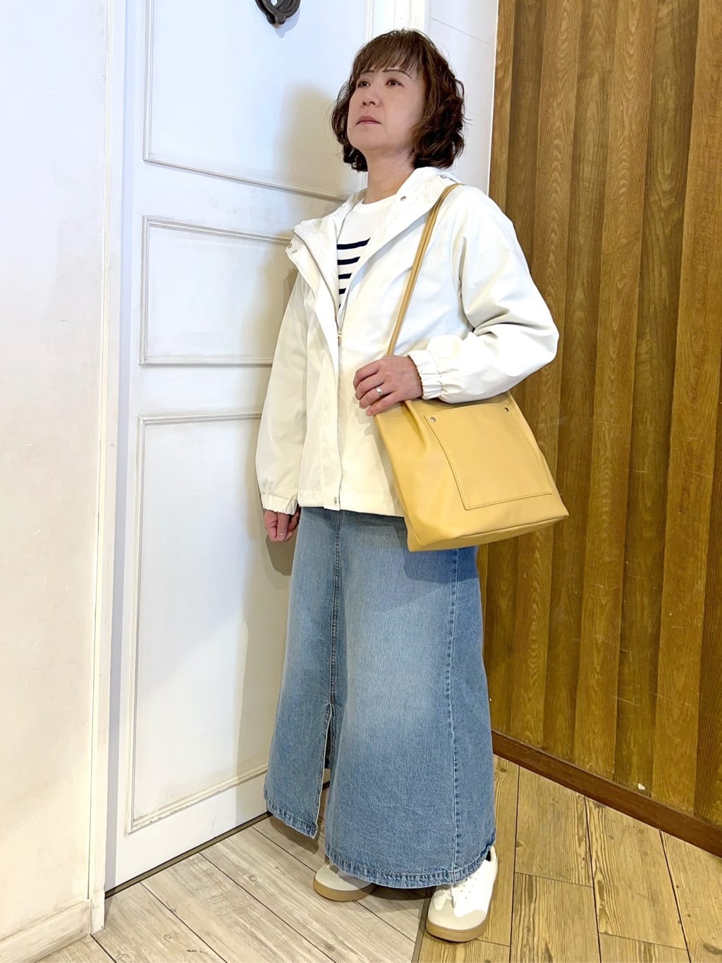 yuriyuriさんの「SHOO･LA･RUE｜【防花粉/高レビュー】きれいもかっこいいも叶える 欲張りマウンテンパーカ」を使ったコーディネート