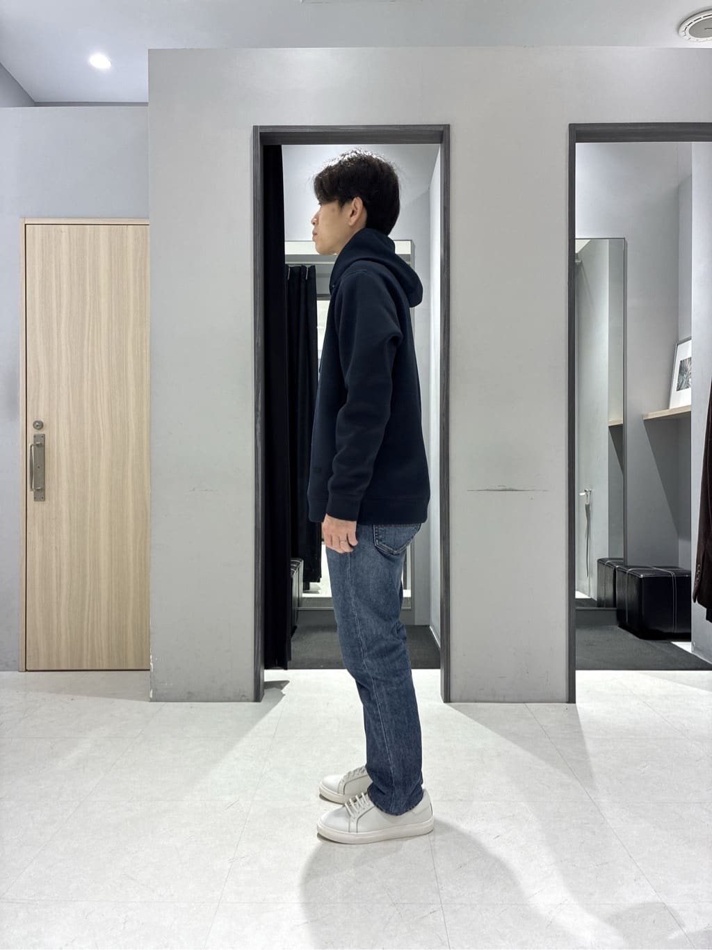 わいずみさんの「TAKEO KIKUCHI｜カラーコンビ ダウンブルゾン」を使ったコーディネート