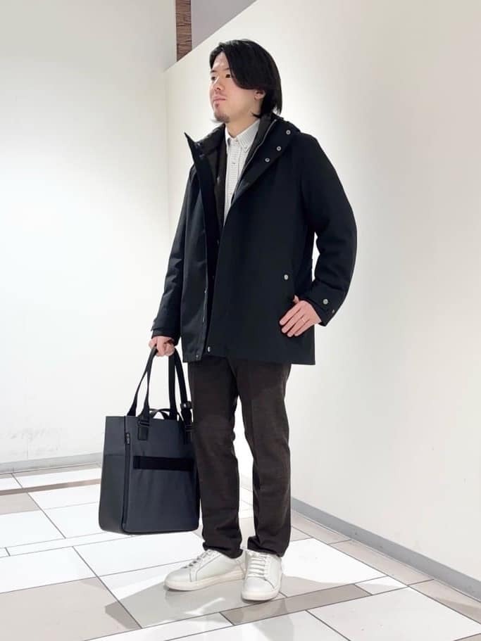 及川さんの「TAKEO KIKUCHI｜【3WAY】ドビー ダウンライナー付ブルゾン」を使ったコーディネート
