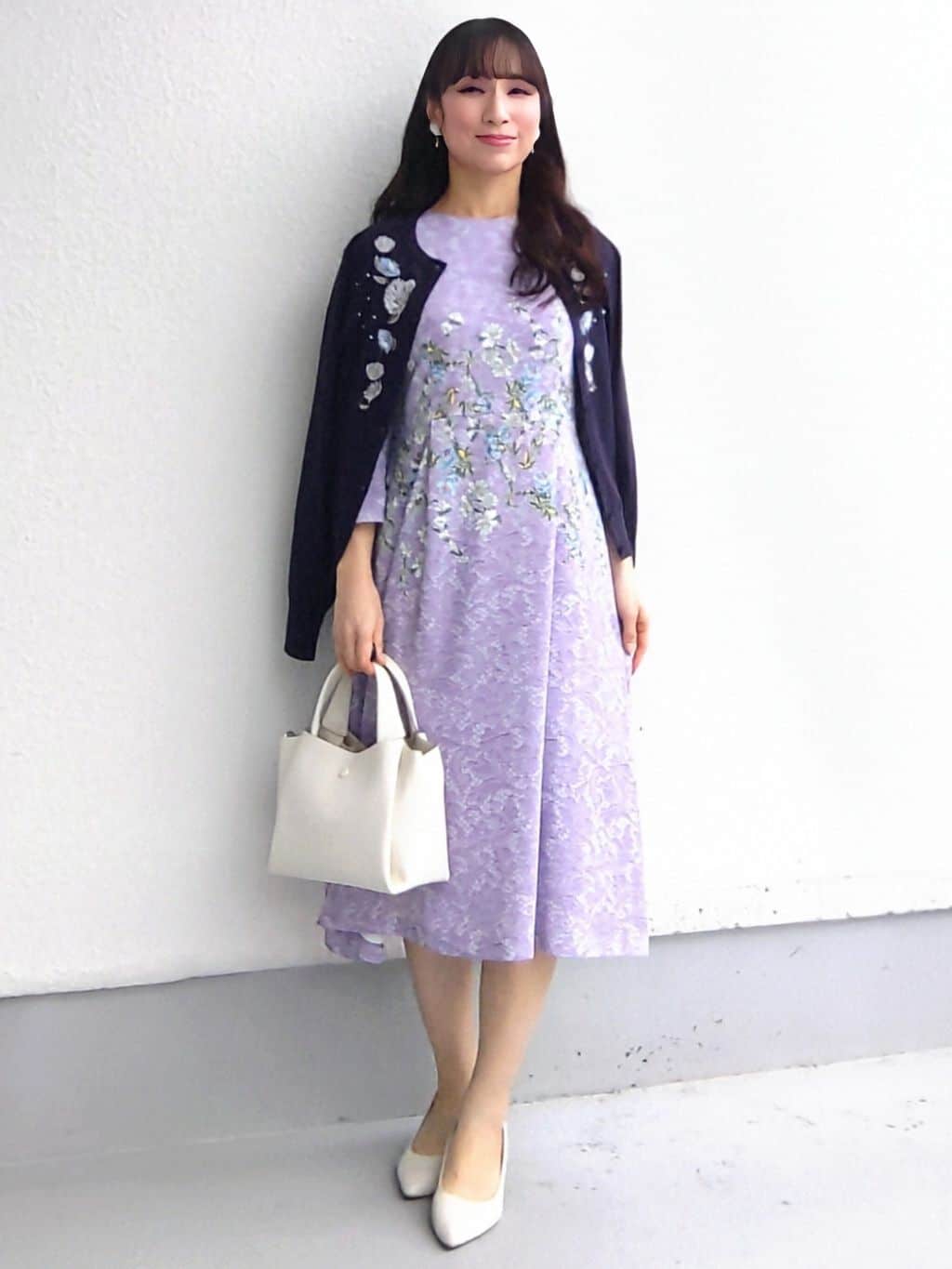 keinaさんの「SunaUna｜【SS～Lサイズ展開／フラワー刺繍】クラフトカーディガン」を使ったコーディネート