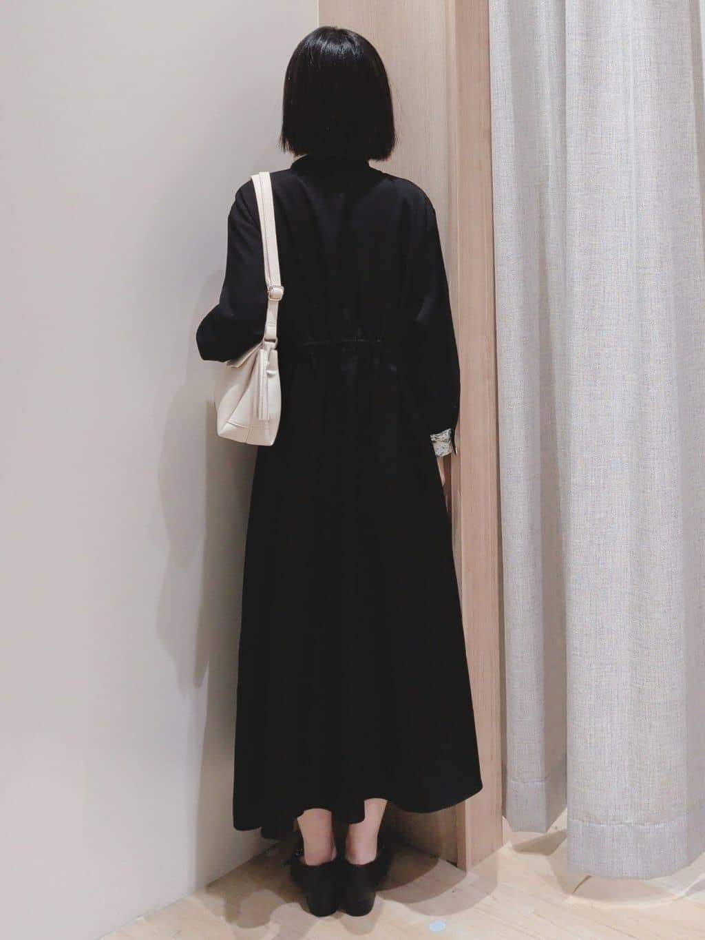 Yuiさんの「grove｜晴れの日にも映える、品よく華やかなシャツワンピース」を使ったコーディネート