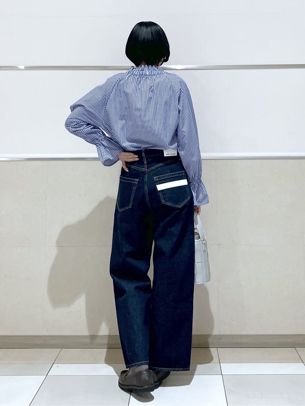 eriko さんの「Dessin｜【花粉ガード/撥水加工/洗える】クルーネックスプリングコート」を使ったコーディネート