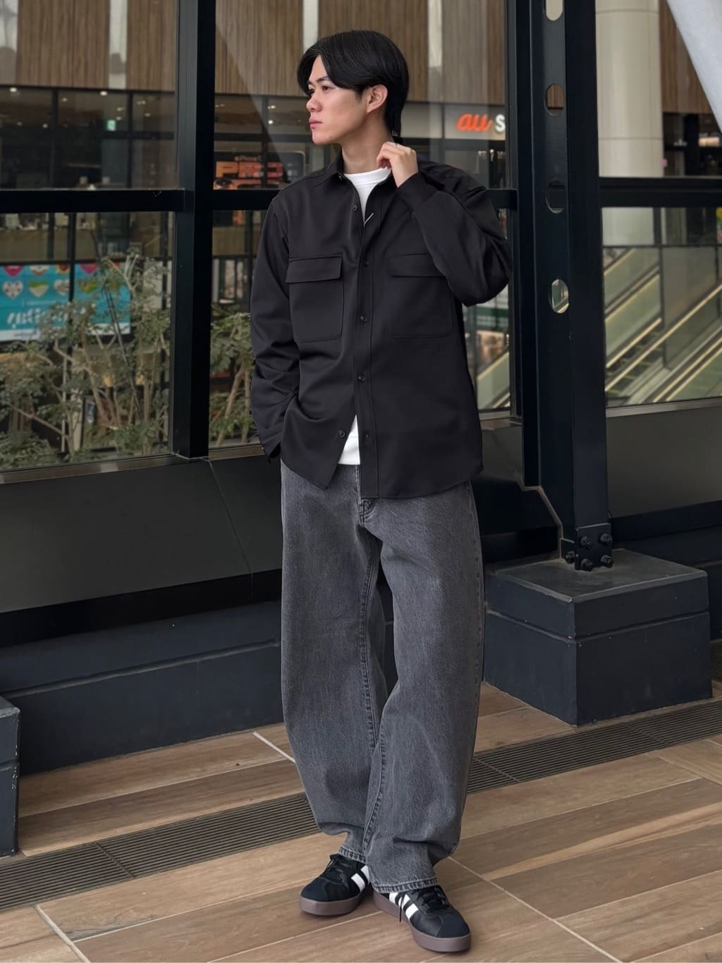 うらしーさんの「THE SHOP TK｜FLEX LINE  カバーオール　ストレッチ/防シワ/マシンウォッシャブル/セットアップ可」を使ったコーディネート