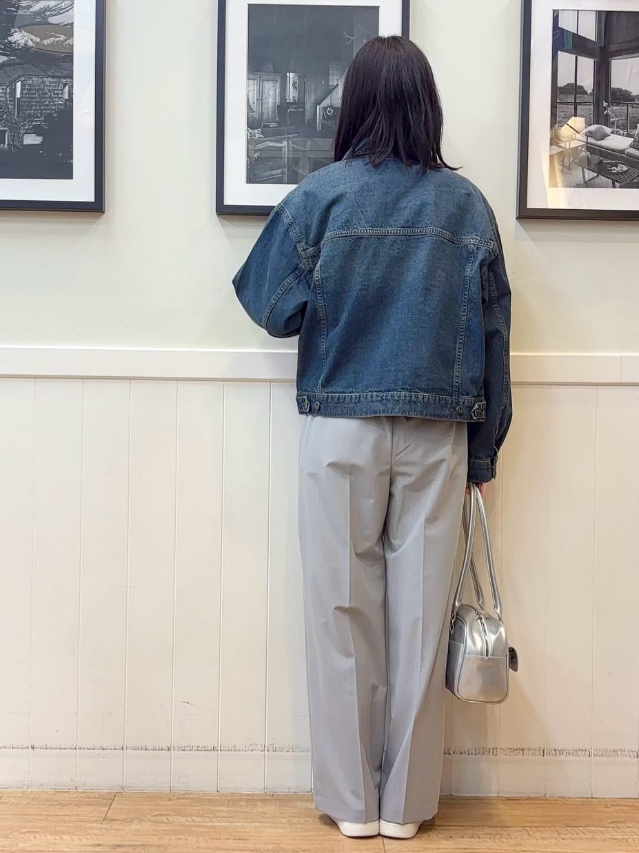 えぬさんの「SHOO･LA･RUE｜【SHOO・LA・RUE DENIM】羽織るだけでこなれる　オーバーサイズデニムジャケット」を使ったコーディネート