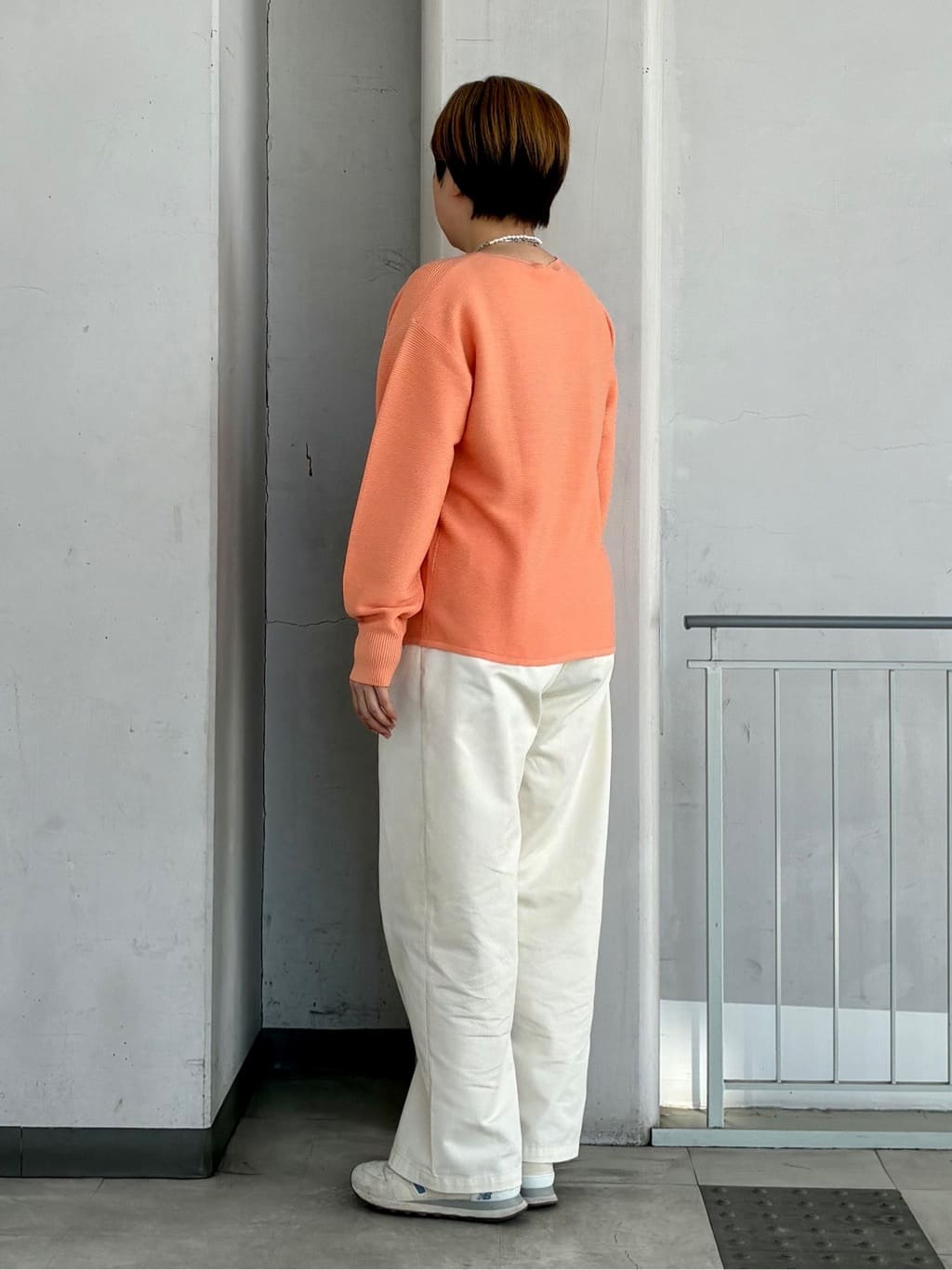 aiさんの「THE SHOP TK｜【S-XLサイズ/選べる6色】どこから見ても美しい ガーターニット/洗濯機OK」を使ったコーディネート