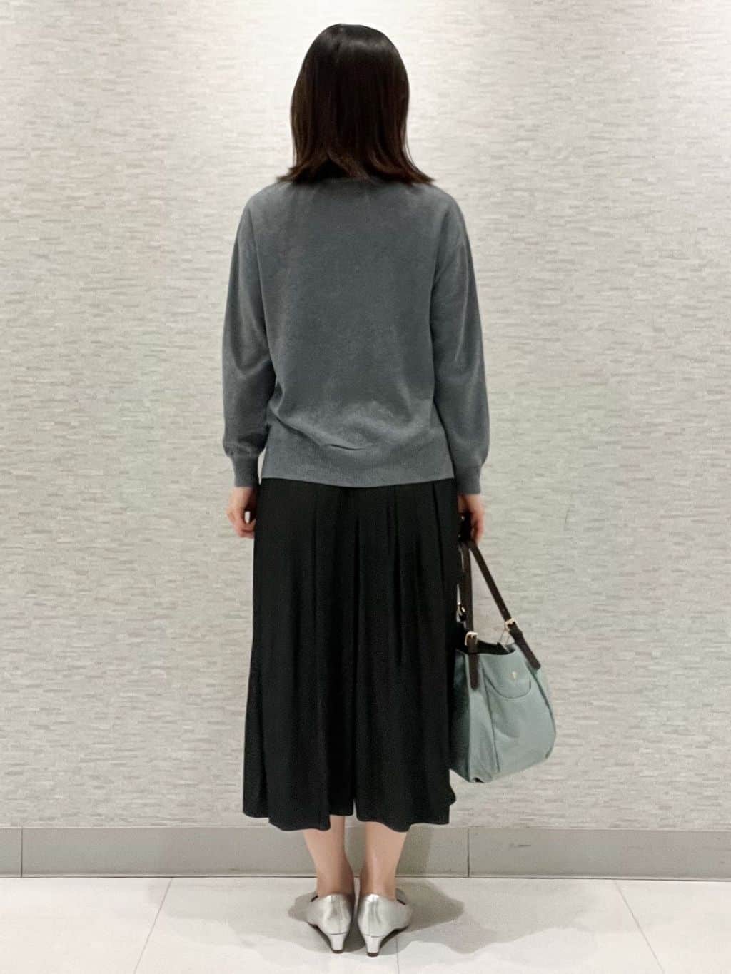 marikoさんの「Reflect｜アーガイル柄ハイネックニット」を使ったコーディネート