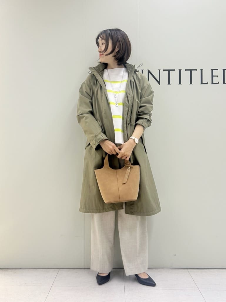 Mikiさんの「UNTITLED｜◆【ゆったり/洗える】クロップドニットプルオーバー」を使ったコーディネート