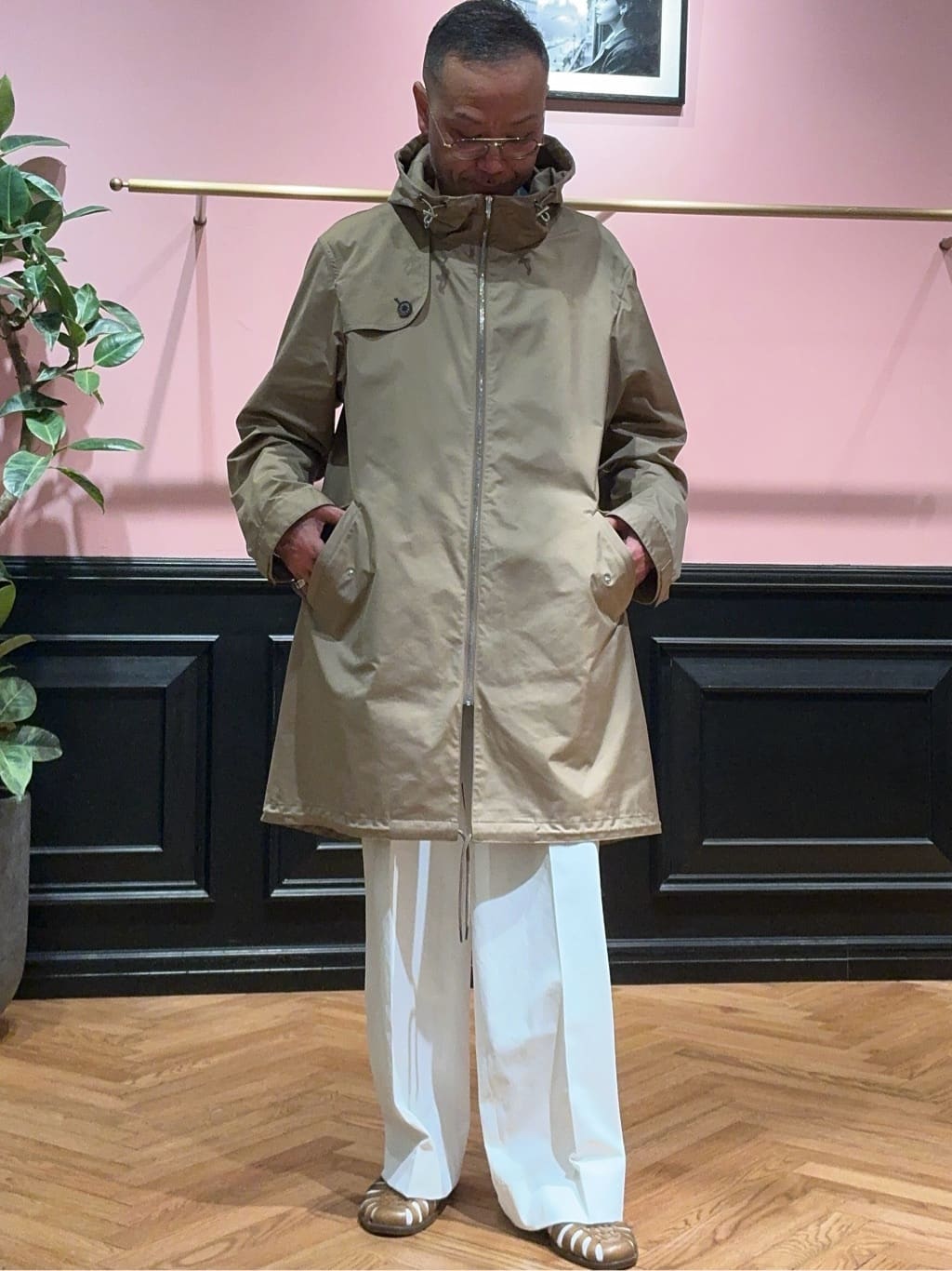 torigoeさんの「DRESSTERIOR｜【撥水素材】レインプルーフ フーデッドコート」を使ったコーディネート
