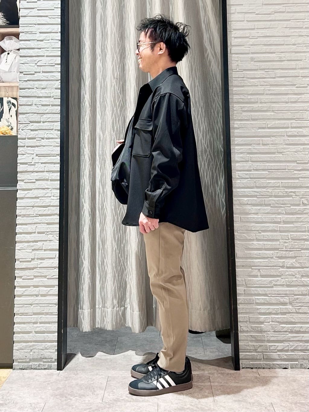 KENJI Iさんの「THE SHOP TK｜FLEX LINE  カバーオール　ストレッチ/防シワ/マシンウォッシャブル/セットアップ可」を使ったコーディネート