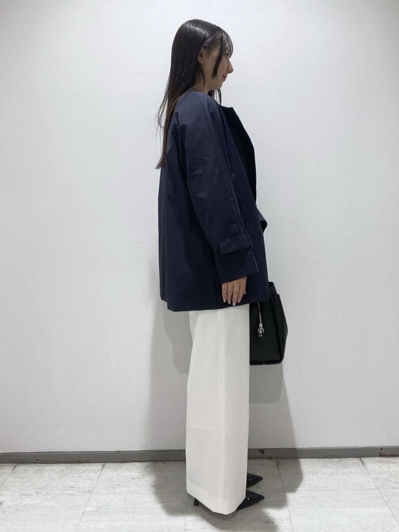 meiさんの「INDIVI｜【洗える／凹凸編み】ジャカードニット」を使ったコーディネート