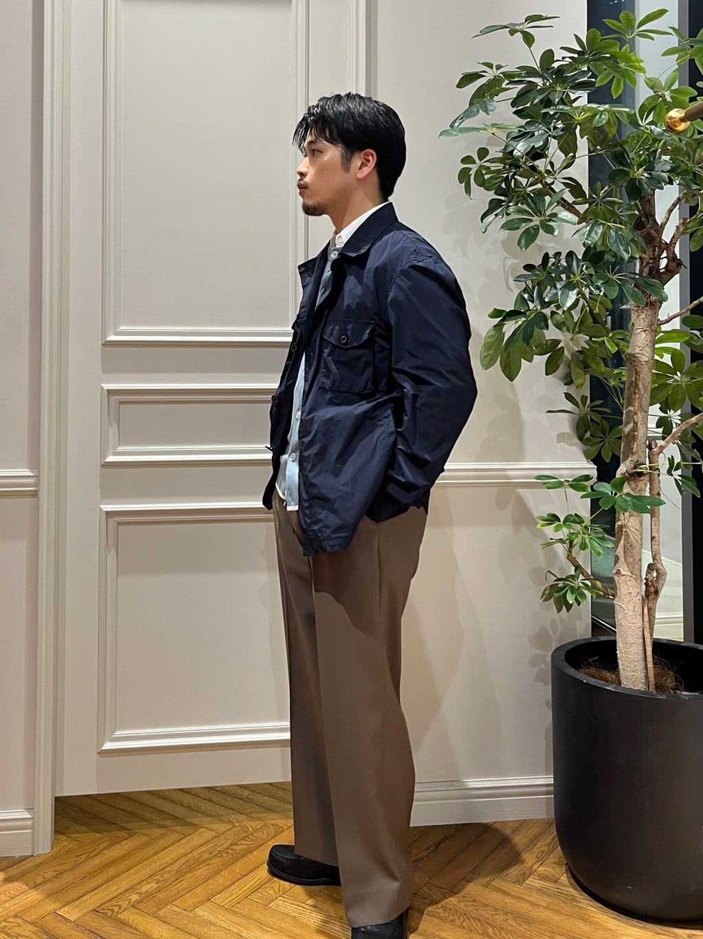 Tokuさんの「DRESSTERIOR｜【ウォッシャブル】ウールレーヨン ラウンドネックカーディガン」を使ったコーディネート