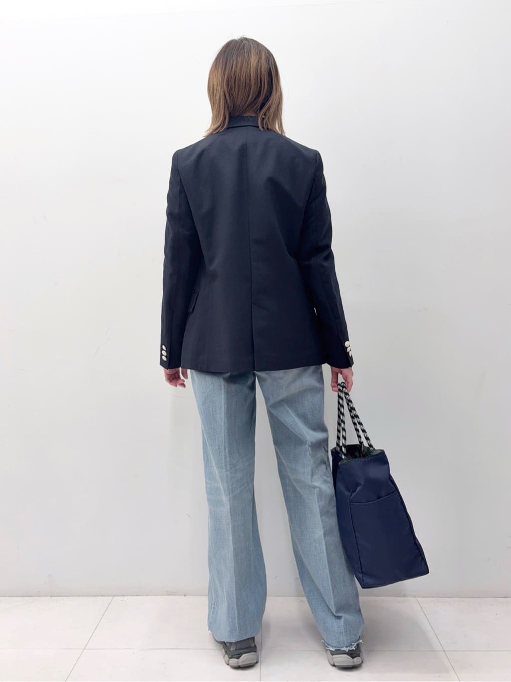 Nishijimaさんの「DRESSTERIOR｜【セットアップ可】リネンブレンドダブルブレストジャケット」を使ったコーディネート