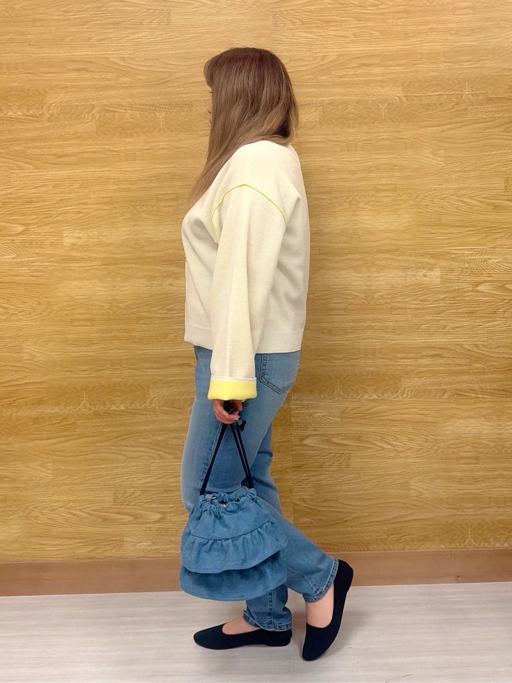 ぁむさんの「SHOO･LA･RUE｜【SHOO・LA・RUE DENIM】毎日使いたくなる ストレッチデニムスキニーパンツ」を使ったコーディネート