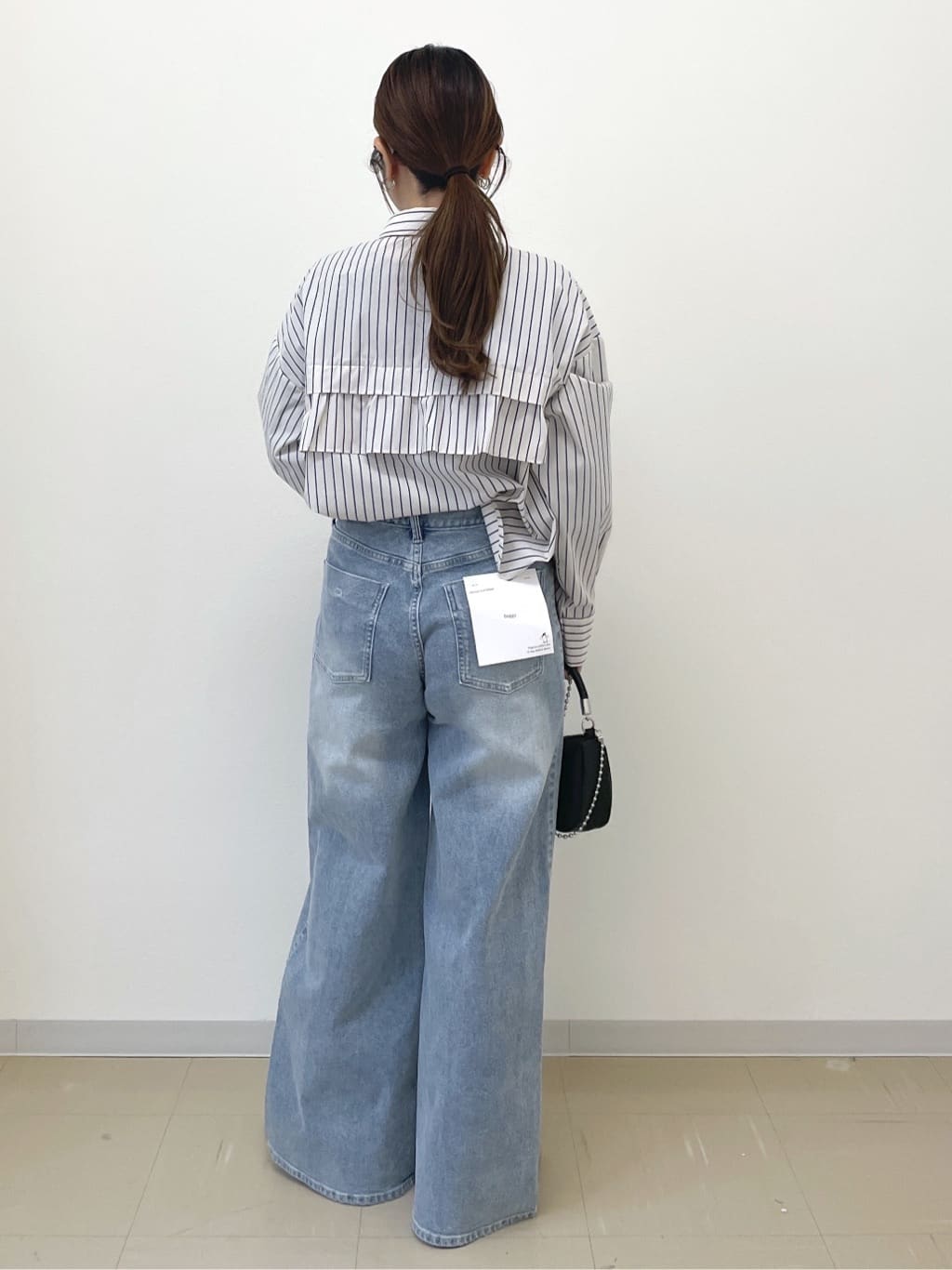 Akiさんの「OPAQUE.CLIP｜タックフリルシャツ【洗濯機OK】」を使ったコーディネート