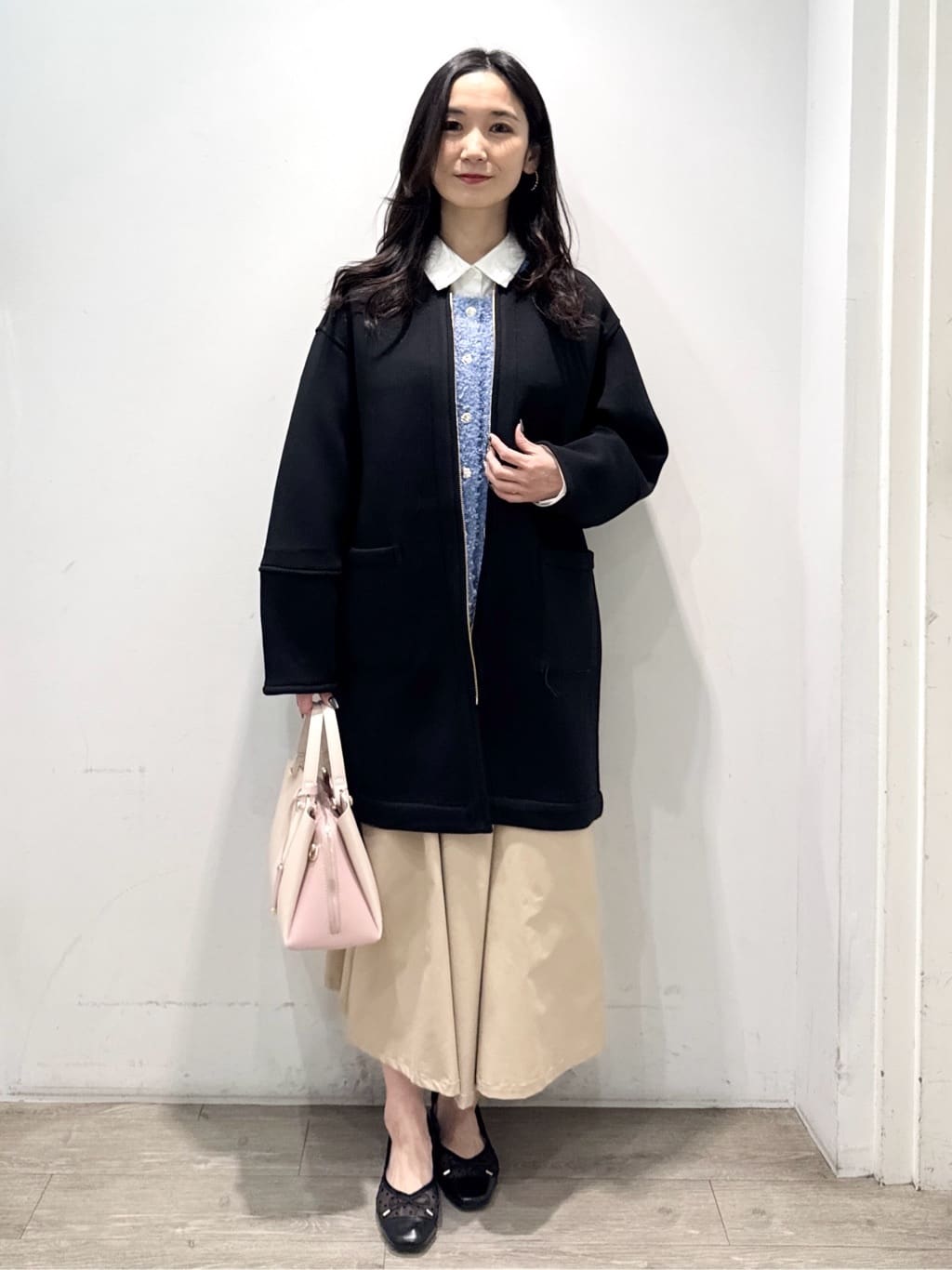 yuicciさんの「OPAQUE.CLIP｜リバーシブル配色ノーカラーコート【洗濯機OK】」を使ったコーディネート