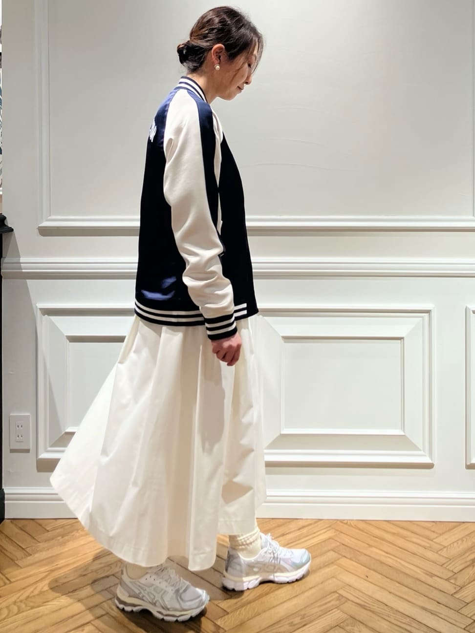 TSUKUIさんの「DRESSTERIOR｜【MonoMax4月号掲載】ピストルラビット スカジャン」を使ったコーディネート