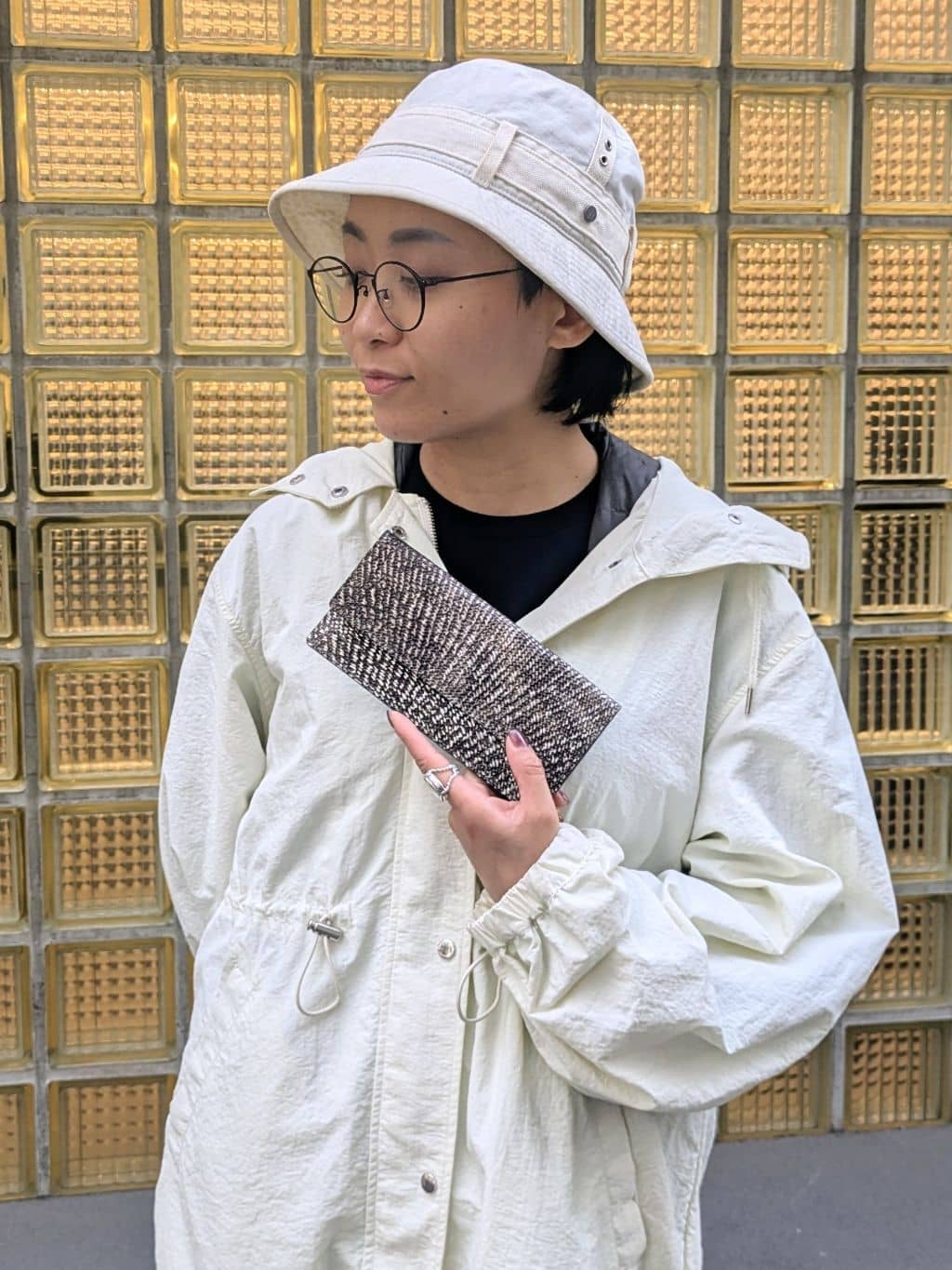 MTさんの「HIROKO HAYASHI｜DAMASCO（ダマスコ）長財布スリム」を使ったコーディネート
