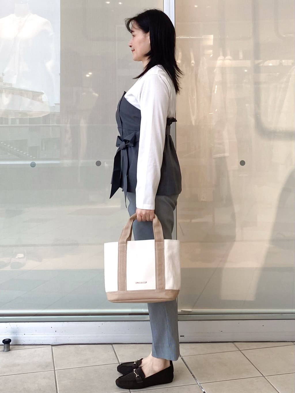 Jeanさんの「OPAQUE.CLIP｜ビスチェドッキングカットソー【洗濯機OK】」を使ったコーディネート
