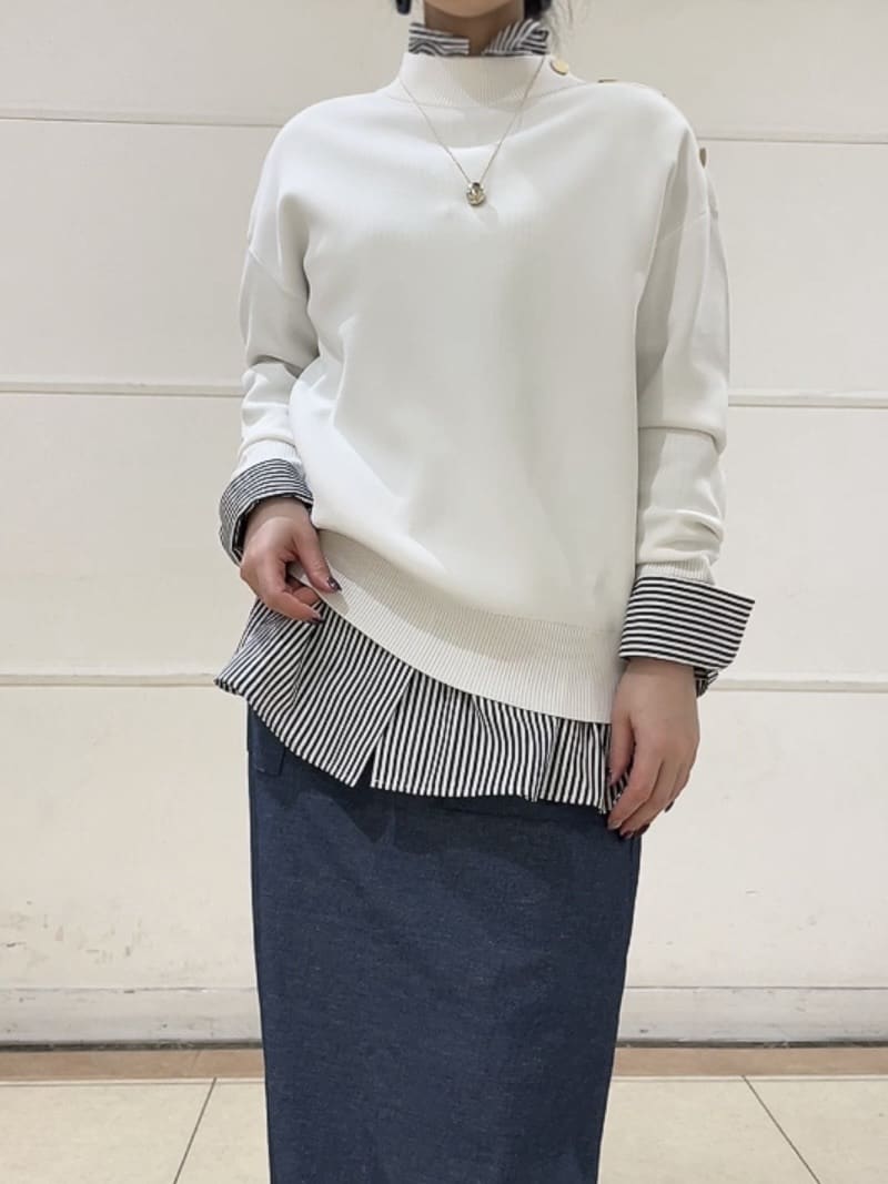 watanabeさんの「UNTITLED｜【洗える】ミラノリブニット」を使ったコーディネート