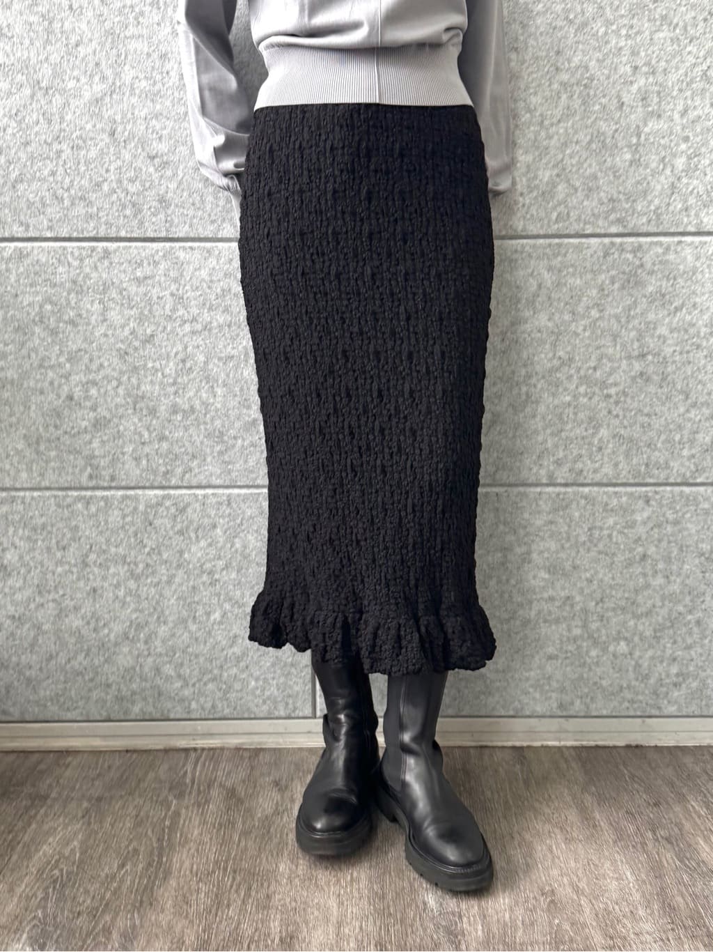 uchi__yamaさんの「CODE A｜sensual lace tight skirt」を使ったコーディネート
