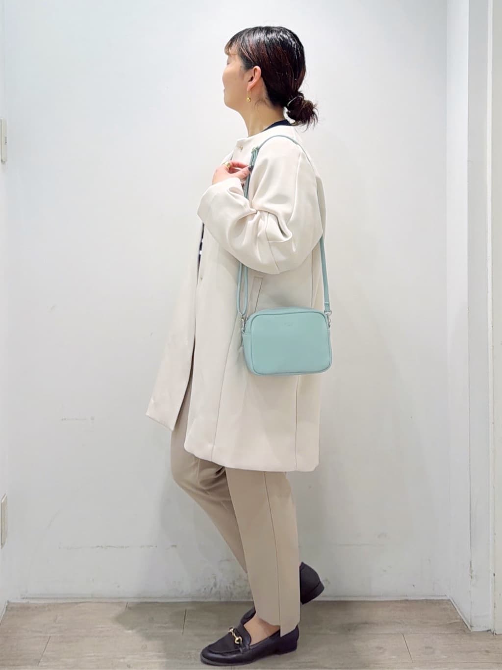 sumicaさんの「OPAQUE.CLIP｜フォルムスリーブミドルコート【洗濯機OK】」を使ったコーディネート