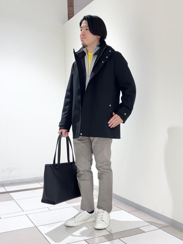 及川さんの「TAKEO KIKUCHI｜【3WAY】ドビー ダウンライナー付ブルゾン」を使ったコーディネート