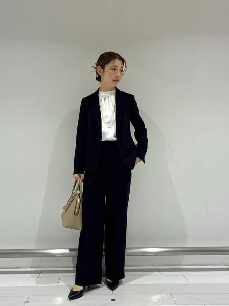 Rinさんの「UNTITLED｜【アレンジ自在】ロングパール調ネックレス」を使ったコーディネート
