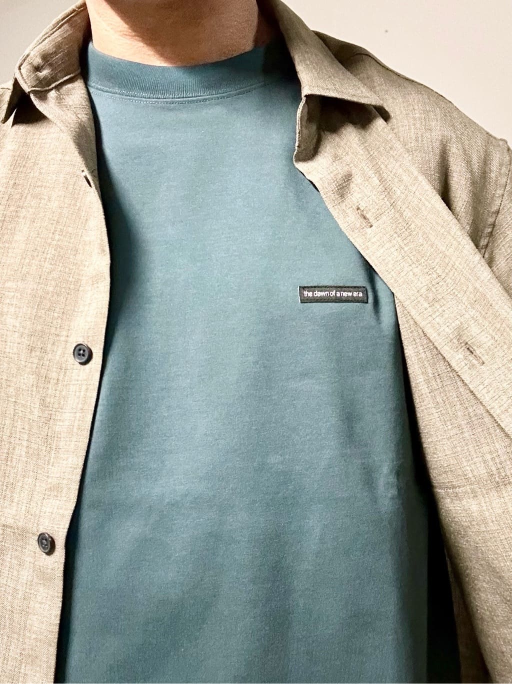 KENJI Iさんの「THE SHOP TK｜【LINO FINE】リネンライク 長袖シャツ UVカット/イージーケア/吸水速乾/洗濯機OK」を使ったコーディネート